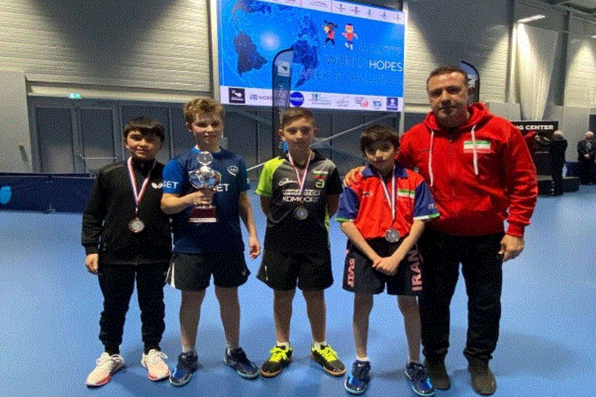 The silver medal in the world table tennis for our country, led by Qazvini coach 
